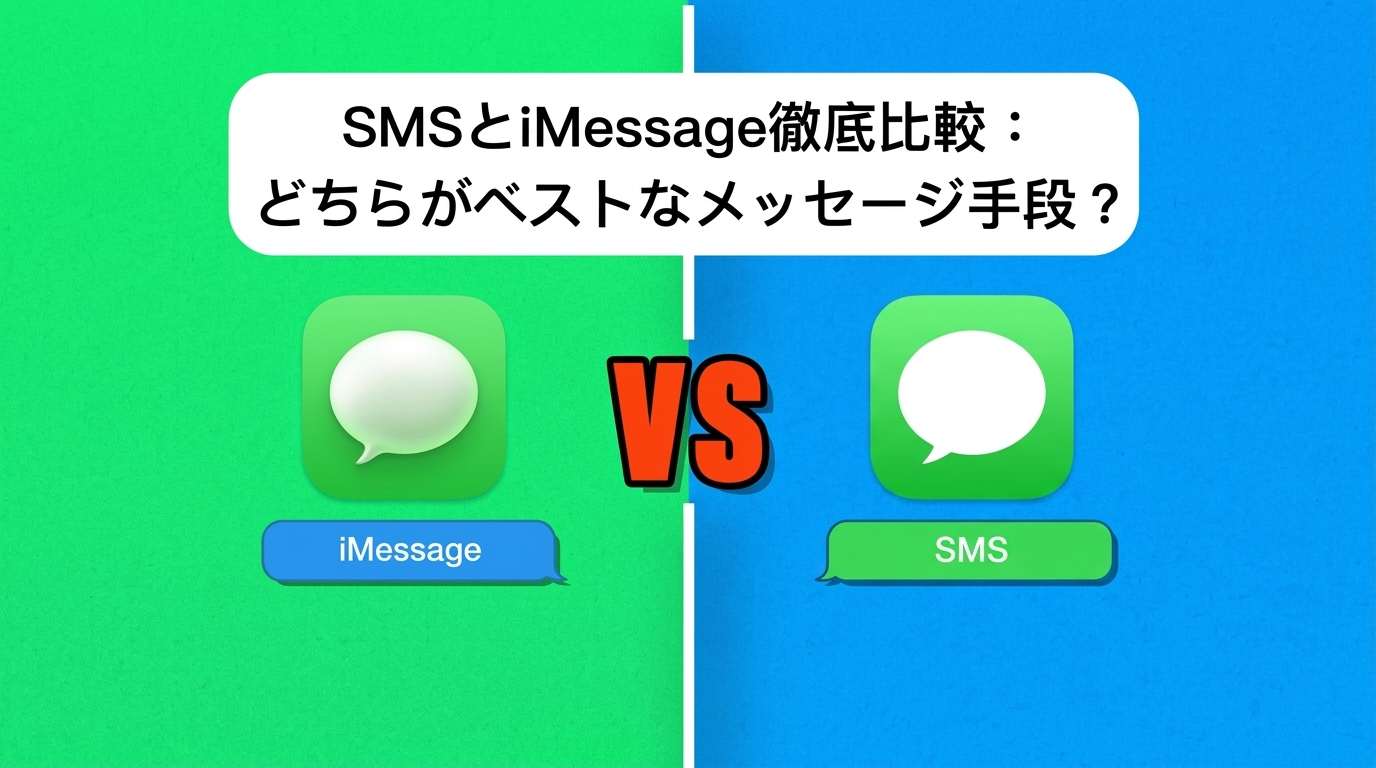 【2026年版】SMS vs iMessage：ビジネスで選ぶならどっち？違いと使い分けを徹底解説