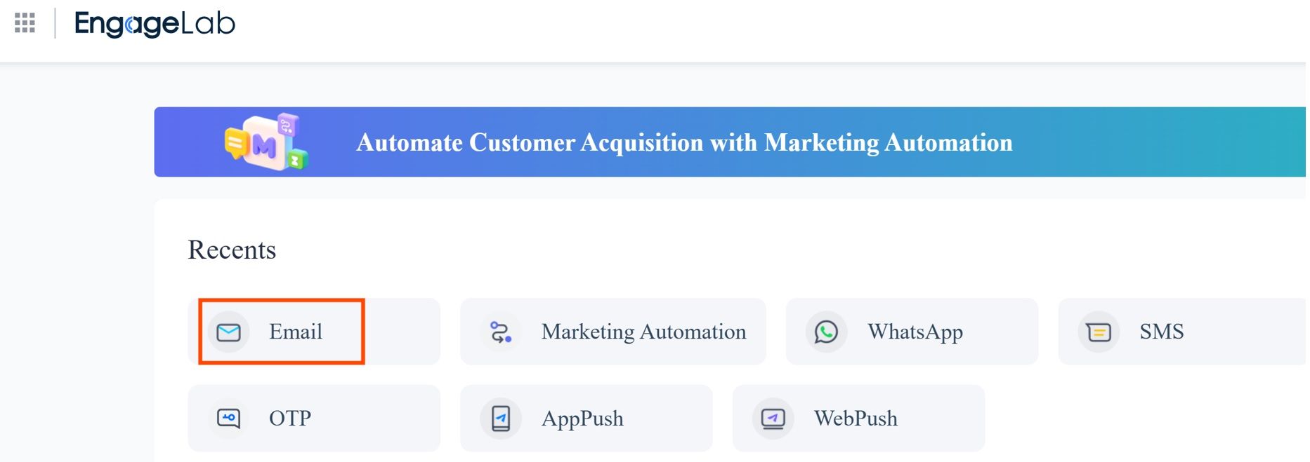 email-product-selection