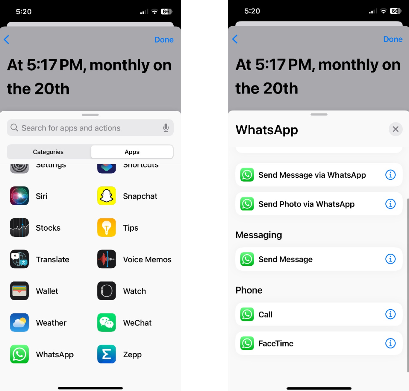 how to schedule a message on whatsapp