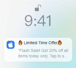 promotional notification