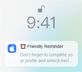 reminder notification