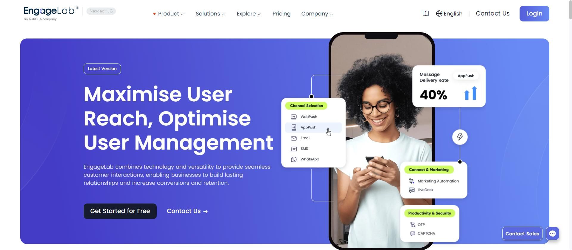 send sms online with engagelab