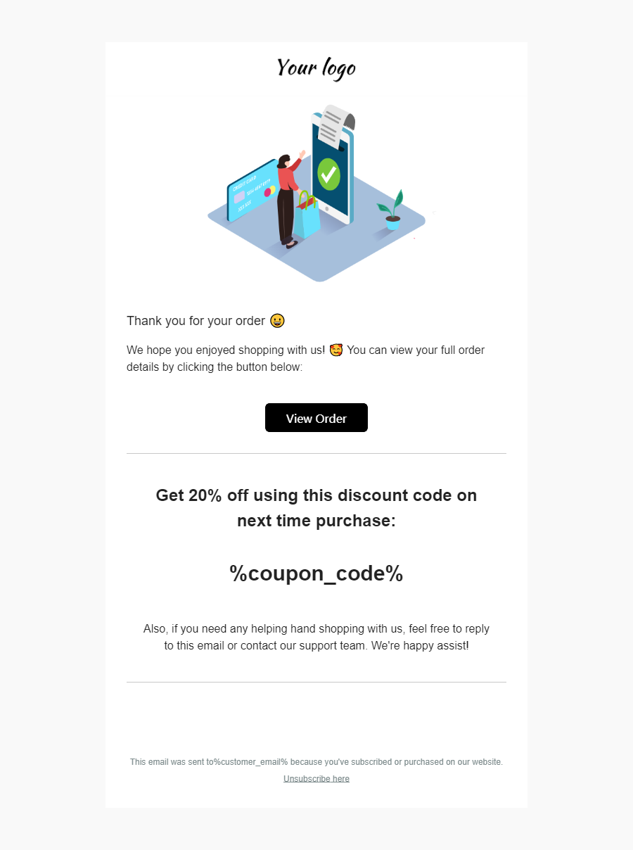 Order Confirmation Template