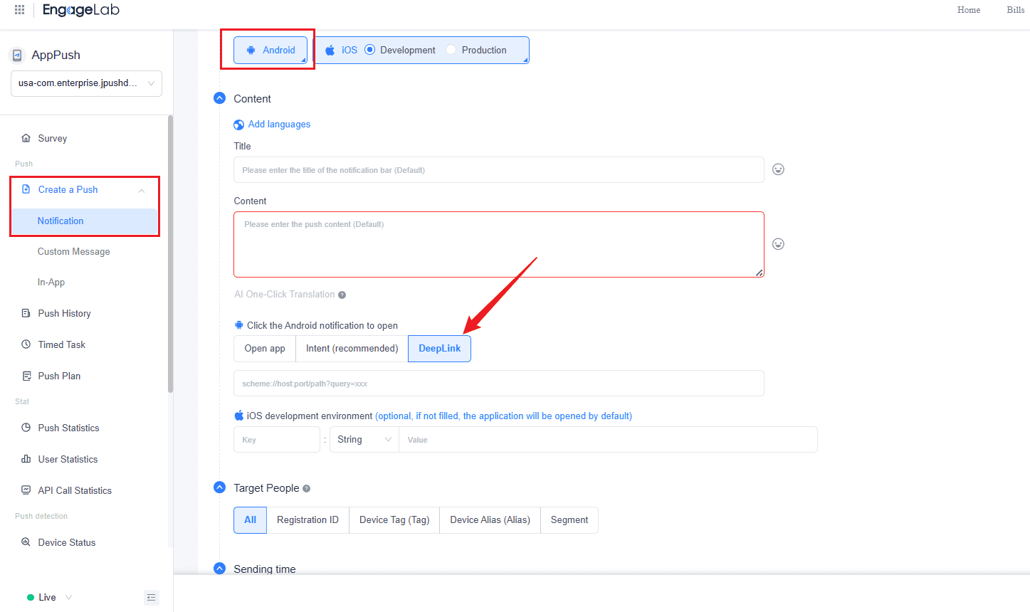 deep linking in push notifications to increase customer lifetime value