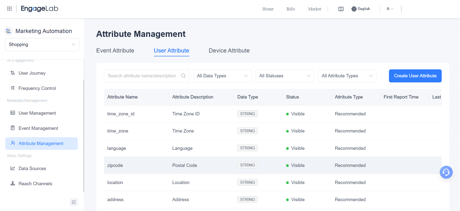 attribute-and-user-management