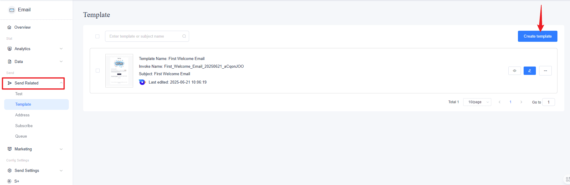 Access Template Management