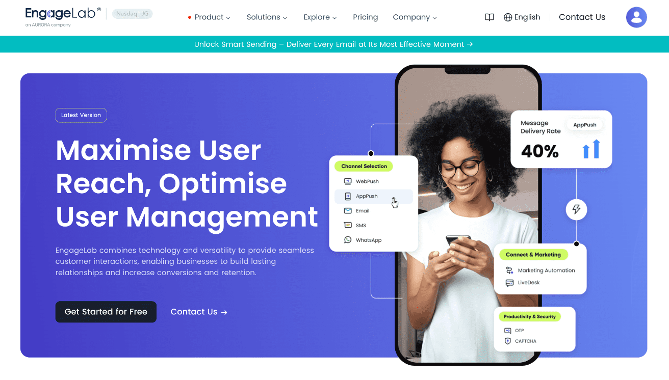 engagelab customer engagement platform