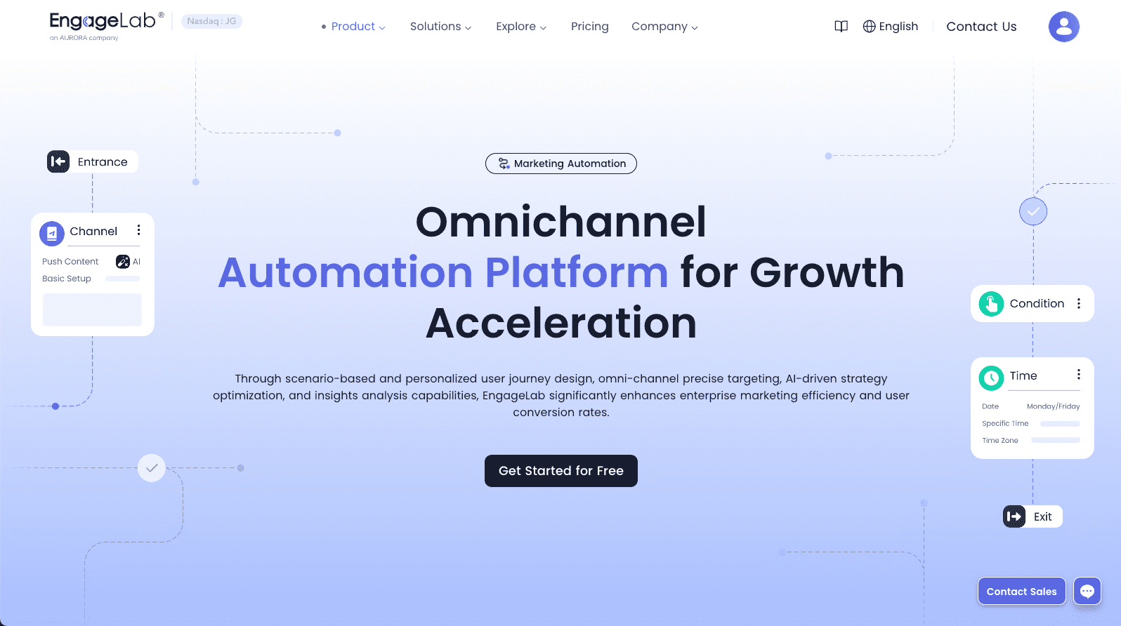 engagelab markrting automation