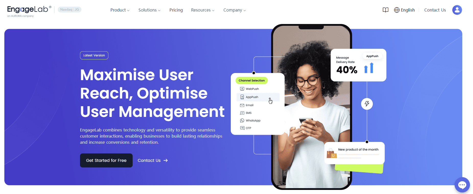 EngageLab multi-channel engagement platform