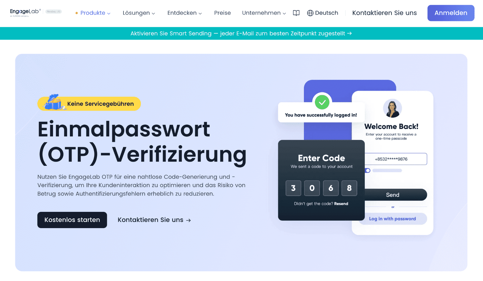 engagelab otp verify