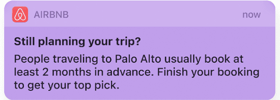 example-of-travel-pwa-push-notification