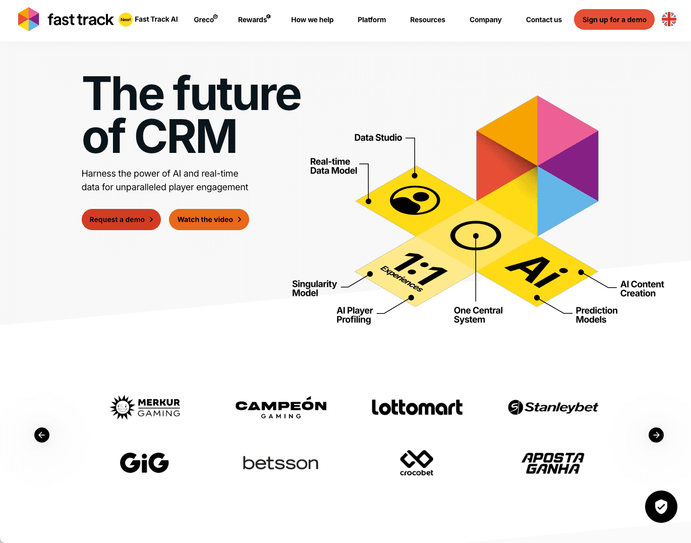 fast track crm homepage