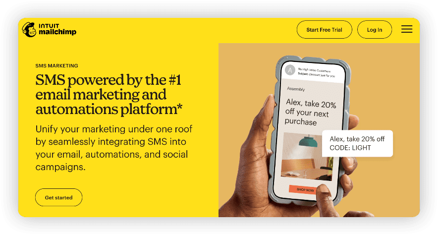 Mailchimp 短信营销