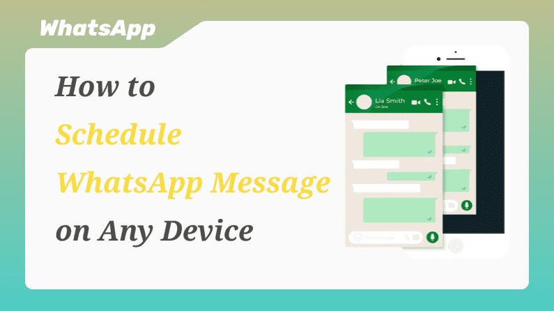 how to schedule whatsapp message