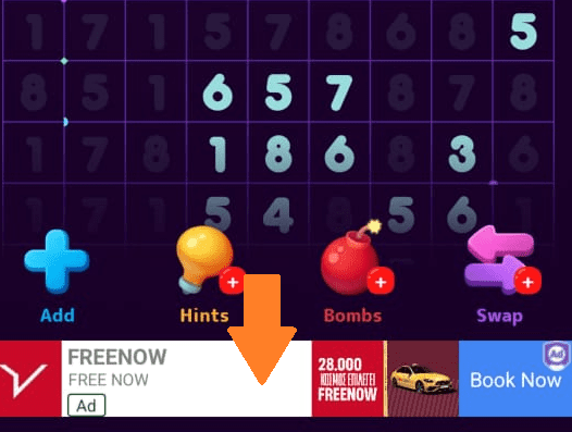 In the in-app advertising strategy you display an ad in your app