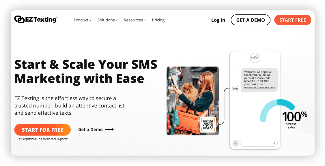 SMS短代码服务商 EZ Texting
