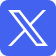 Logo Social Twitter Mark Blue