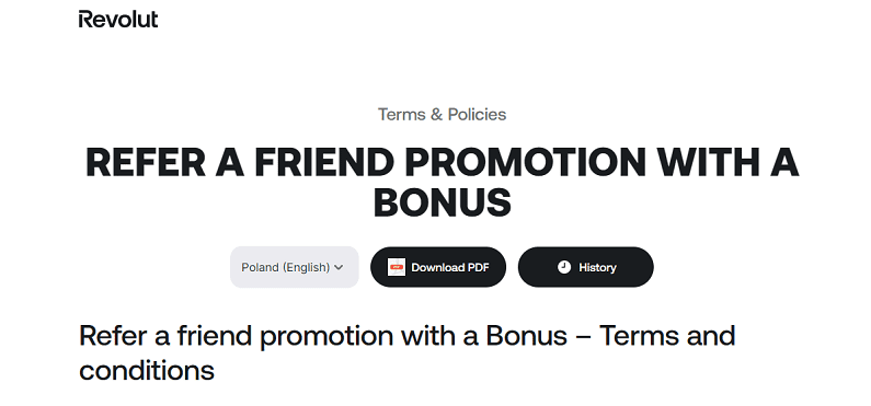 Revolut referral program example to increase customer lifetime value