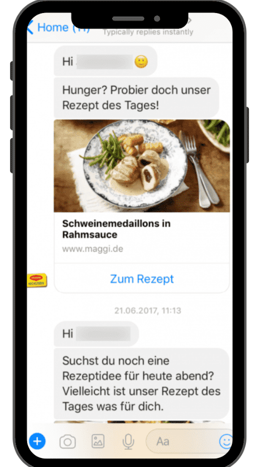 Maggi 的 WhatsApp 免費烹飪課程