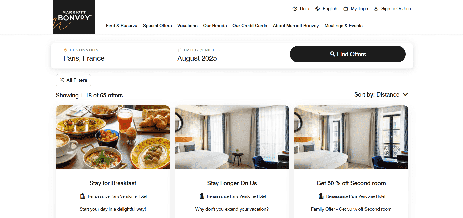 Marriott International upsells experiences to guests