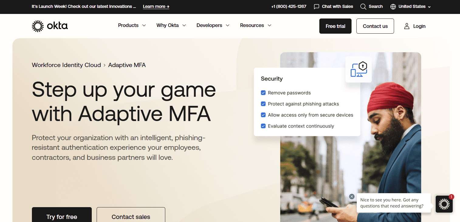Okta 自适应 MFA