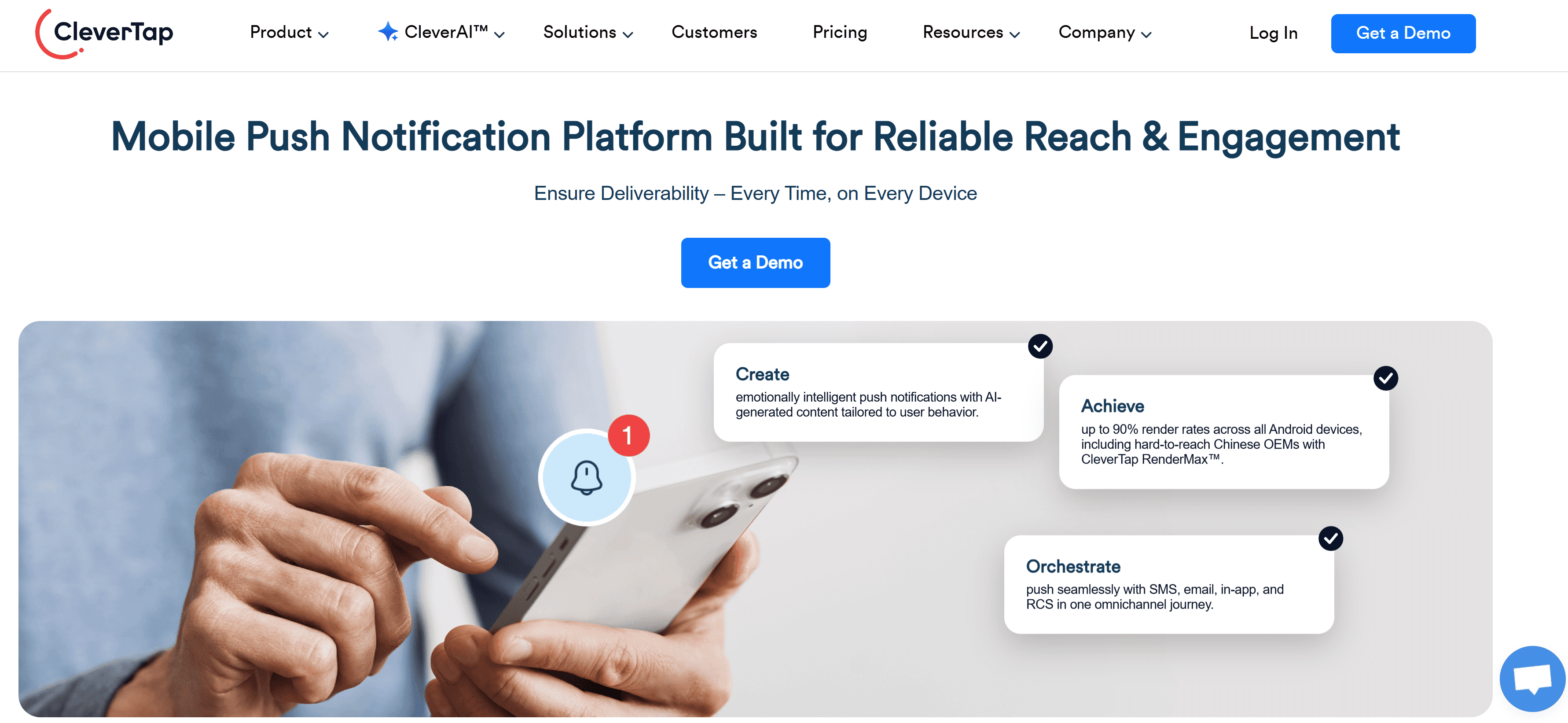 push notification services for mobile apps clevertap