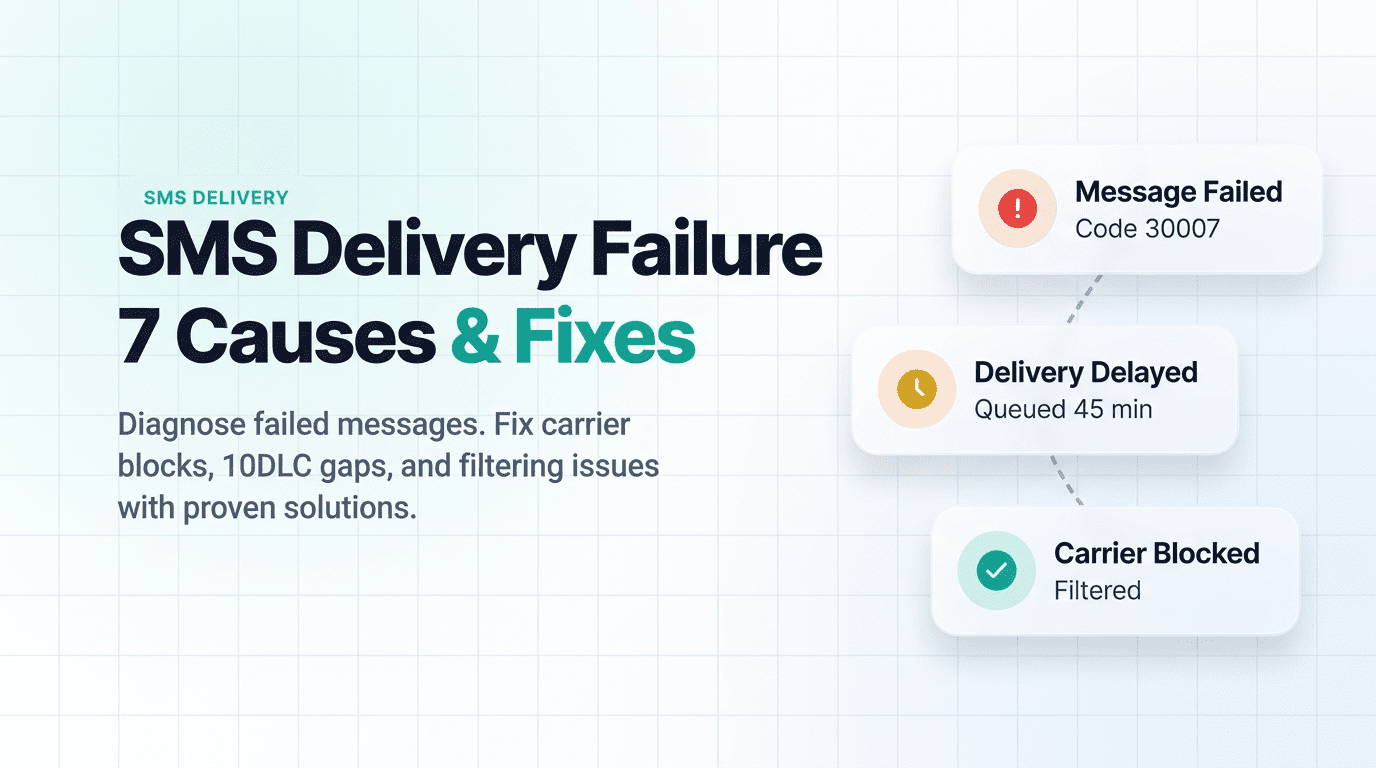 sms delivery failure