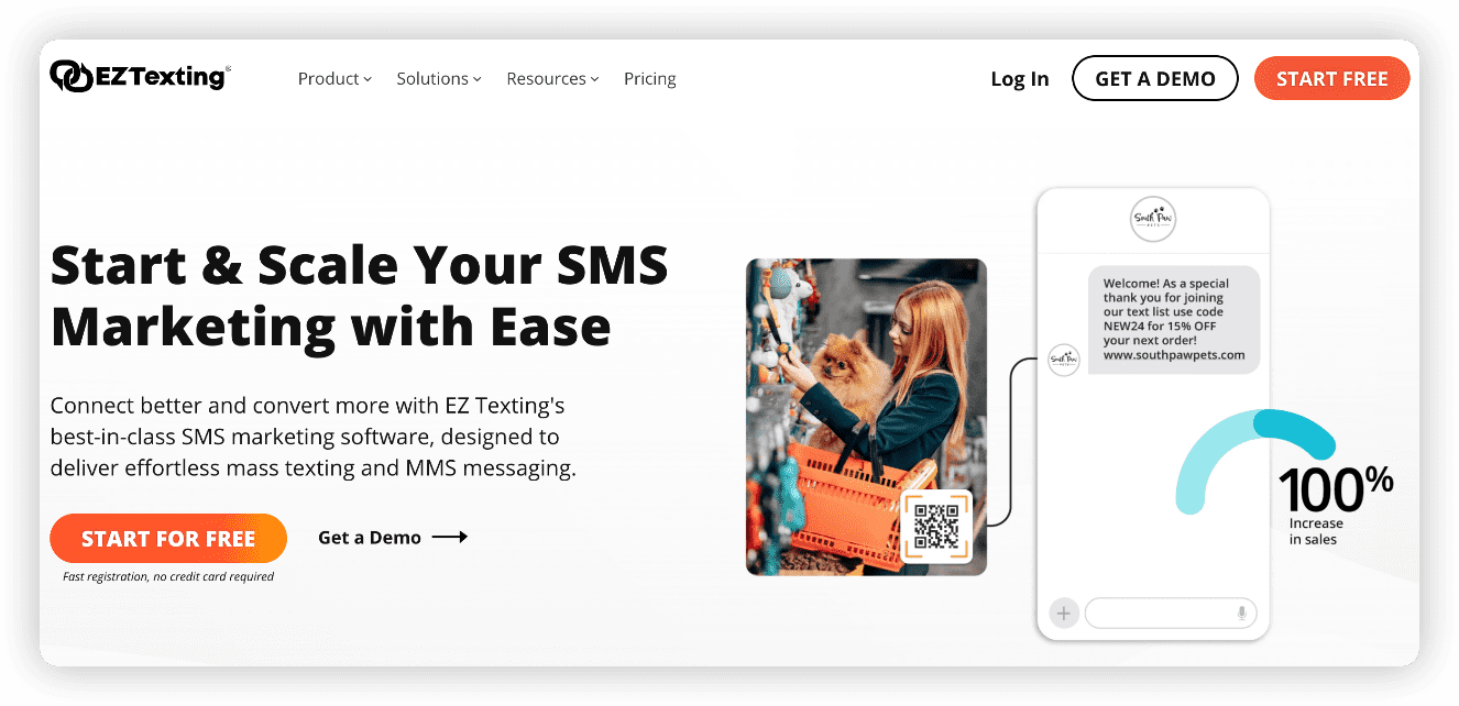ผู้ให้บริการ SMS eztexting