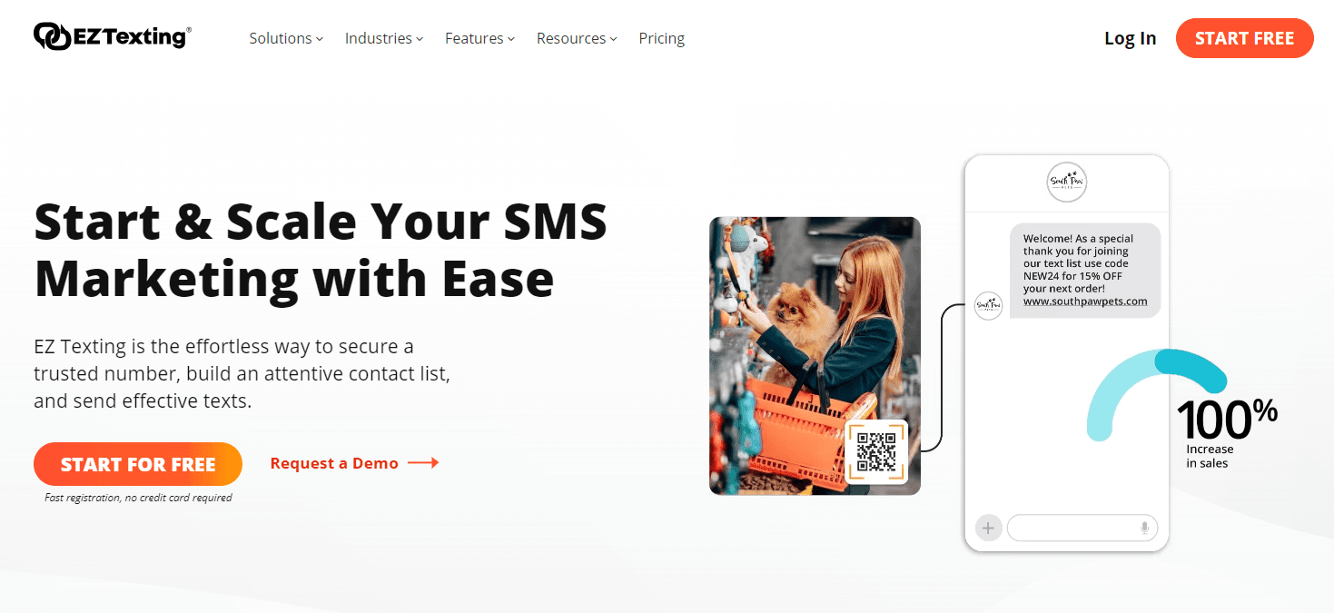 SMS service provider EZ Texting