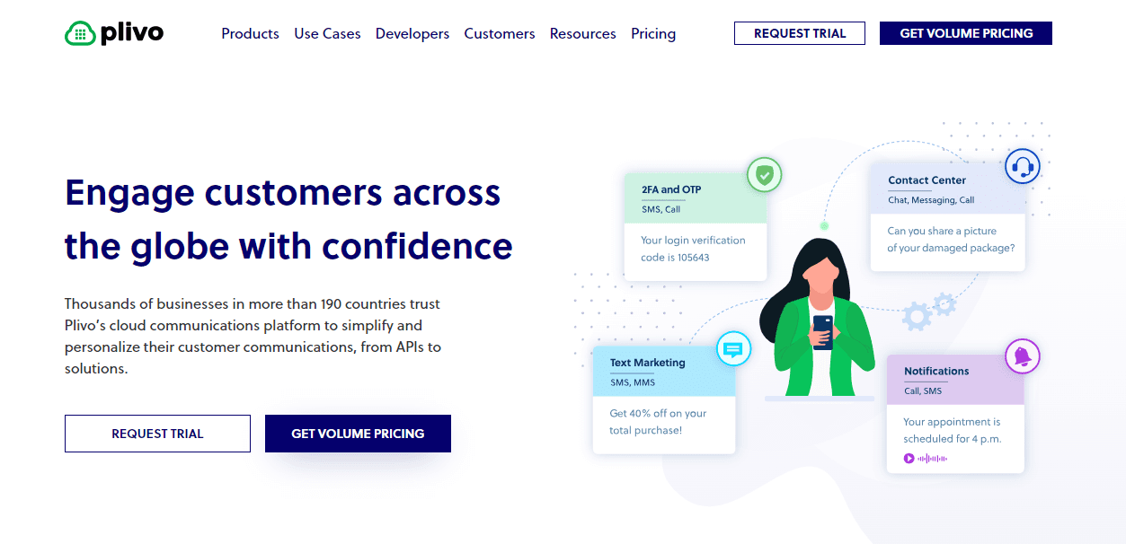 SMS service provider Plivo