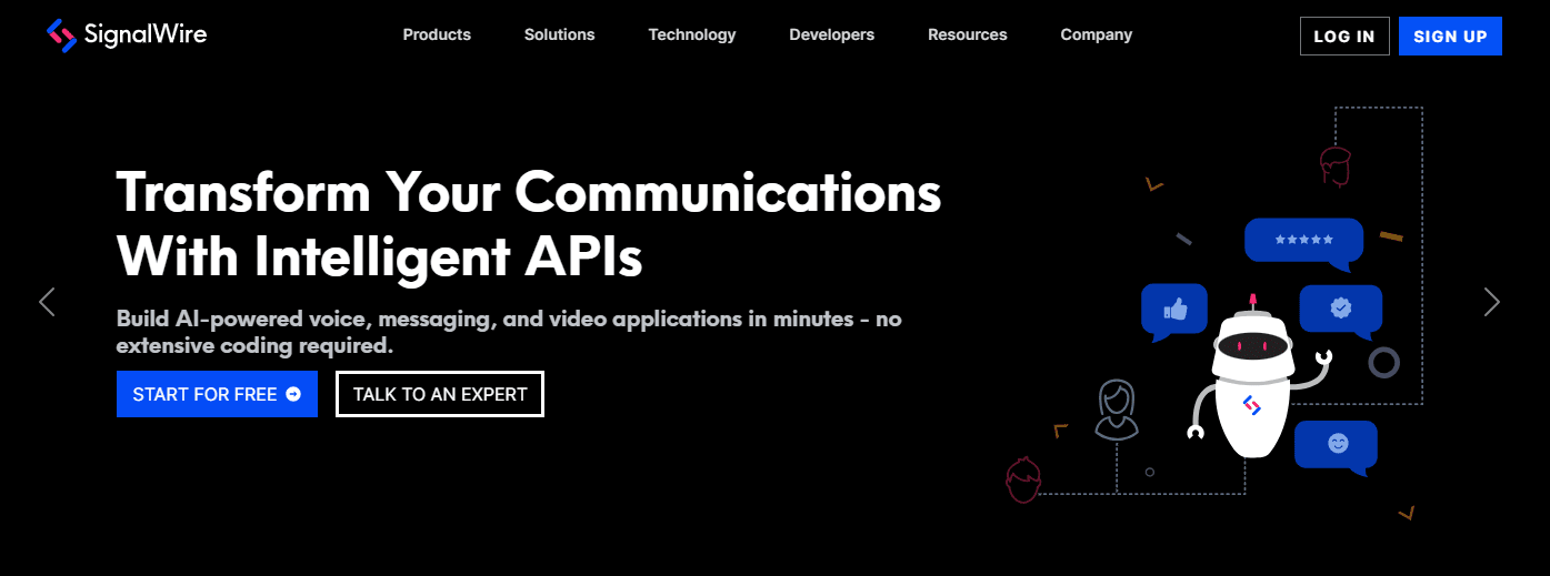 SMS service provider SignalWire