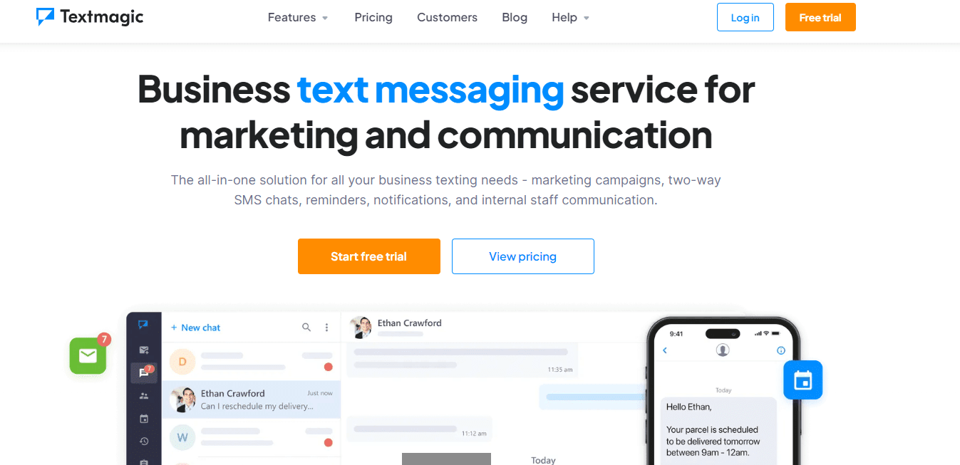 SMS service provider TextMagic