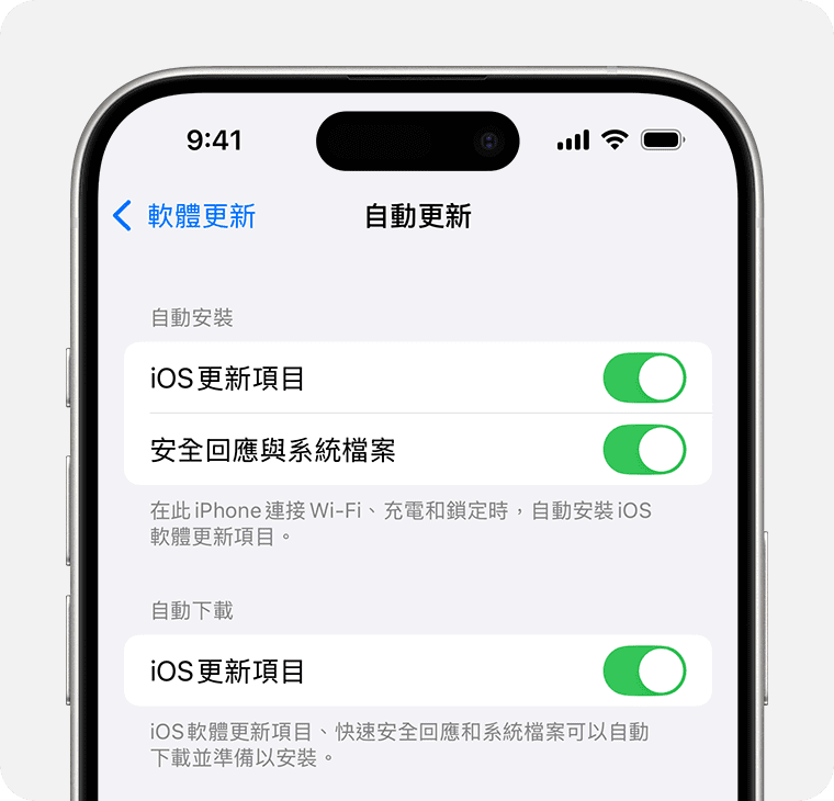軟體更新